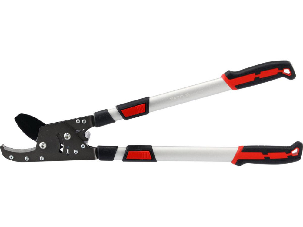 Секатор ковалдовый с храповиком YATO к векам Ø≤ 50мм, с алюминиевым. телескопичн. ручками l= 66-91 см Одесса - изображение 1