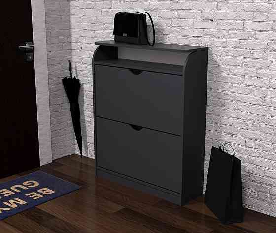 Тумба для обуви №1, Антрацит, 800/250/1000 Львов