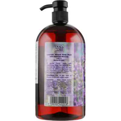 Гель для душа Dead Sea Collection с минералами Мертвого моря и маслом лаванды 1000 мл (7290107422918) Винница