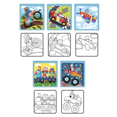 Набор для творчества Let's Craft "Магічні перетворення" Транспортні засоби водні розмальовки (MRP012) Винница