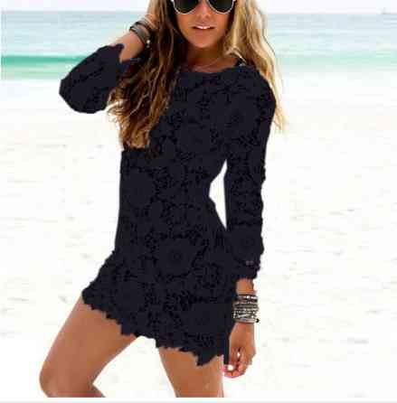 Сукня на пляж прозора 38 чорний Київ