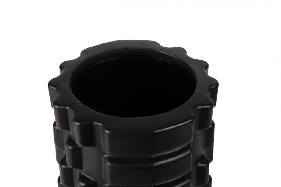Масажний ролик (роллер) PowerPlay 4025 Massage Roller Чорний (33x14см.) Кам'янське - фото 3