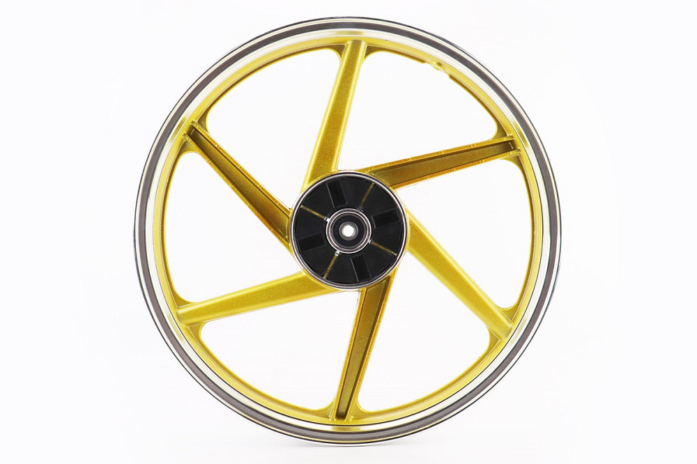 Диск задній литий 1,6-17" ALPHA/ACTIVE "промені", жовтий Київ - фото 3