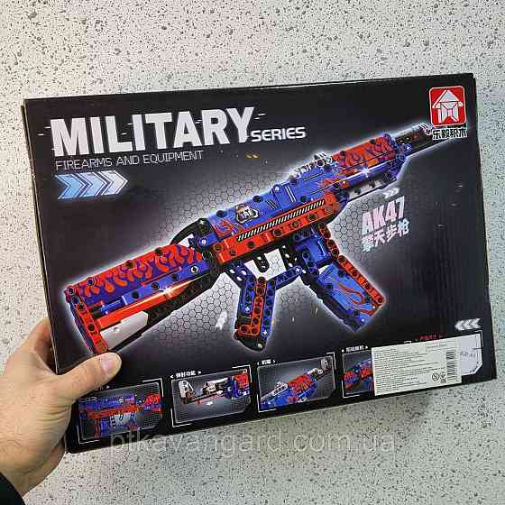 Конструктор автомат АК-47 Калашнікова 401 деталь зброя блоковий 88091 Хмельницький