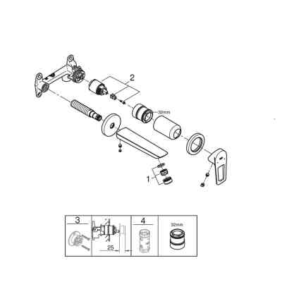 Змішувач Grohe BauLoop New (20289001) Вінниця
