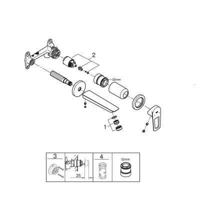 Змішувач Grohe BauLoop New (20289001) Вінниця - фото 6