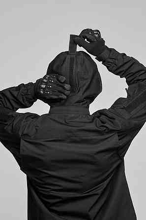 Тактична чорна літня куртка з капюшоном , чоловіча військова куртка ріп стоп літо легка штурмова Львів