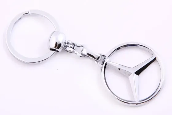 Брелок метал. Mercedes срібло. Вінниця