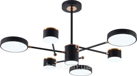 Люстра светодиодная акриловая Sirius B X13287/6 BK+FGD Киев