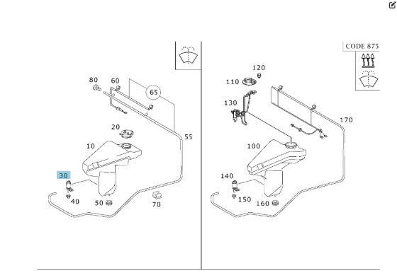 Mercedes-Benz  A2108691021 Насос склоомивача A-class W169 A-class W168 A-class C169 E-class S210 Одеса