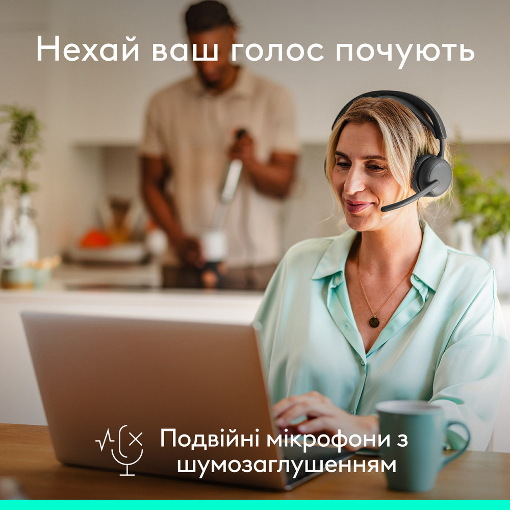 Bluetooth-гарнітура Logitech Zone Wireless 2 ES Graphite (981-001503) ( 19064 ) Харьков - изображение 4