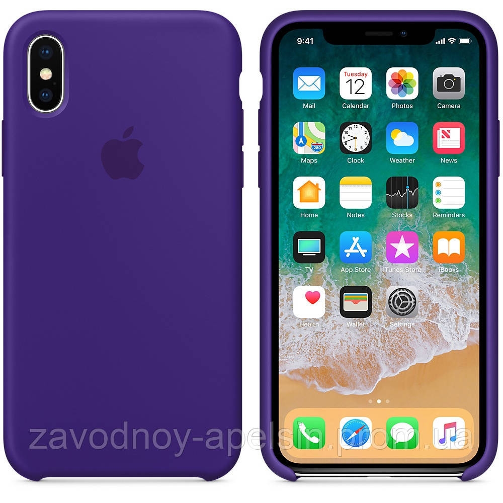 IPhone X XS 10 Чохол Silicone Case MQT72FE/A (Ultra Violet) Одеса - фото 1