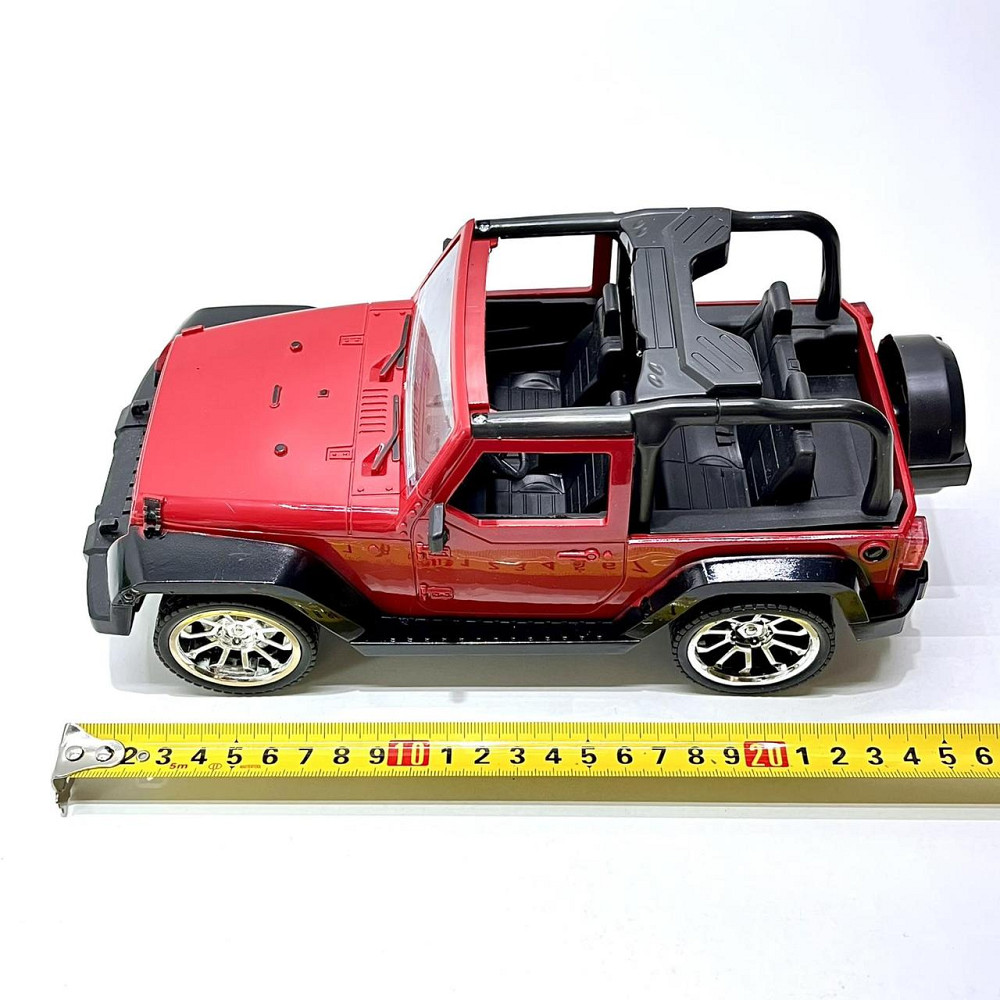Джип позашляховик з гумовими колесами на радіокеруванні Червоний (9088-6AD) Чернігів - фото 3