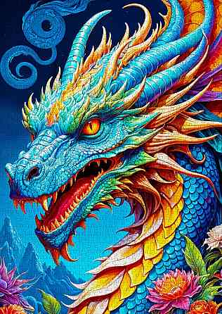 Пазл Синій дракон - Blue Dragon (Enjoy-2143) Киев