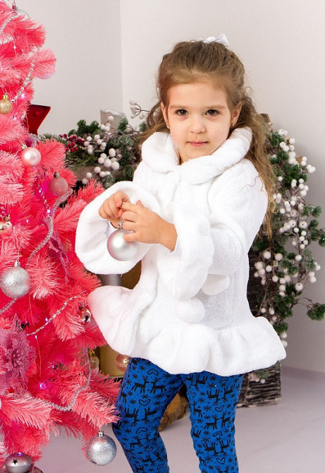 Шубка для девочки, топ Крохатушка одяг Киев - изображение 1