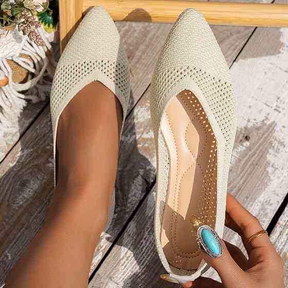 Балетки жіночі тканинні сітка легкі повітропроникні літні туфлі без підбора повсякденні 37 Київ