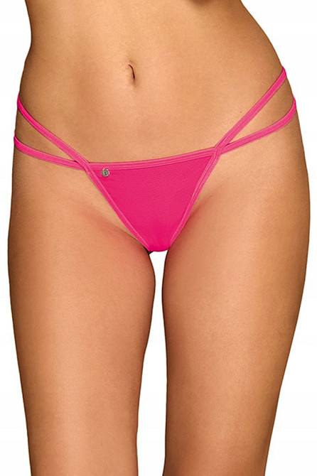 Сексуальные стринги с цепочкой Obsessive Chainty thong pink S/M Sex Aura Киев - изображение 2