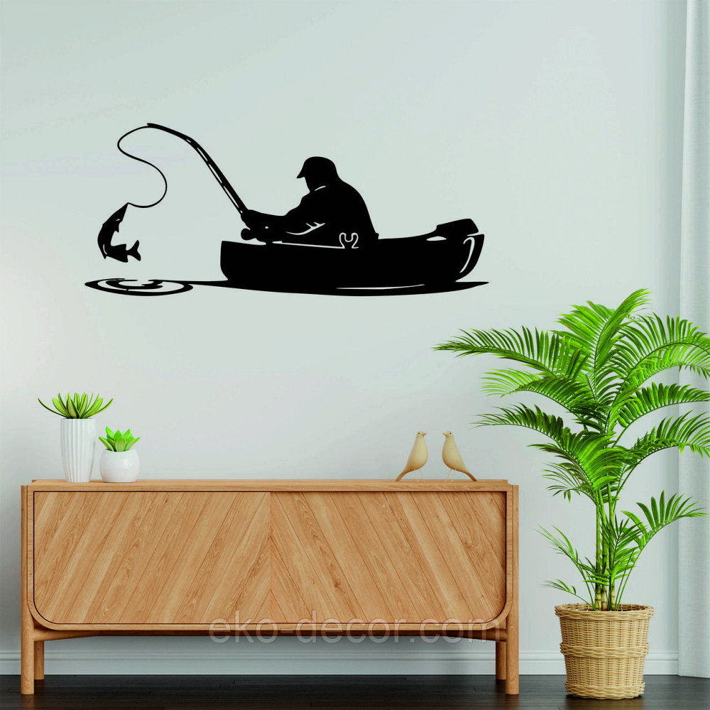 Декоративне настінне Панно «Рибак», Декор на стіну Київ - фото 1