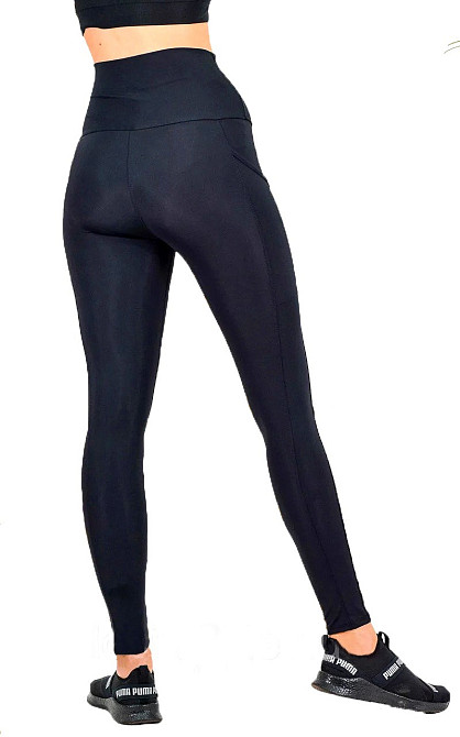 Лосини для фітнесу стягувальні компресійні з кишенями Valeri 7 р. S/M Суми - фото 2