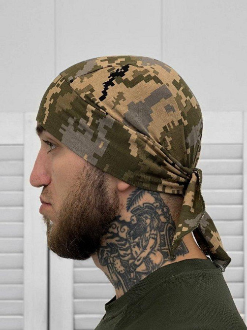 Балаклава чоловіча тактична підшоломник піксель universal ЛГ7198 Одеса - фото 3