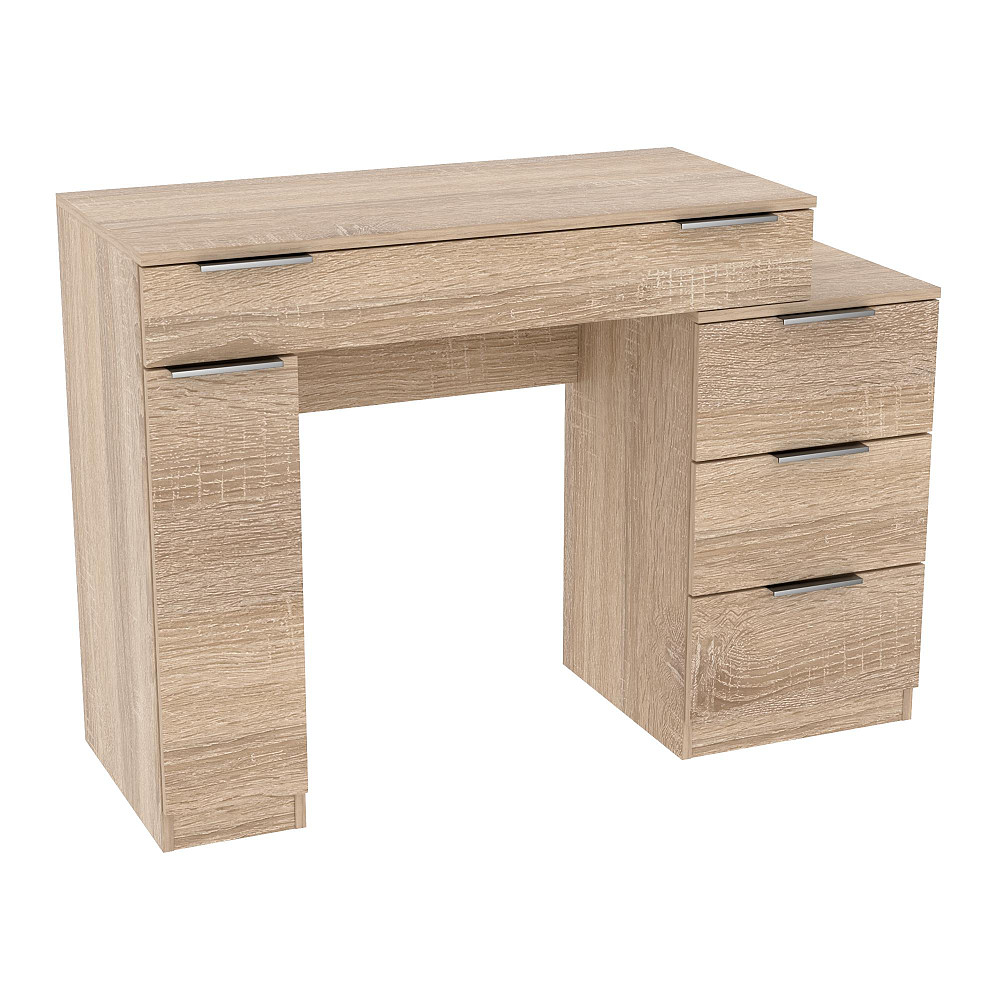 Стол туалетный Трюмо Кристалл, Дуб Сонома, 1200/452/847 Львов - изображение 1