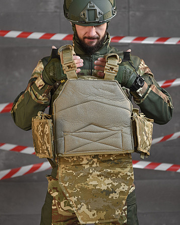 Плитоноска пиксель быстрый сброс 4 точки напашник Киев - изображение 12