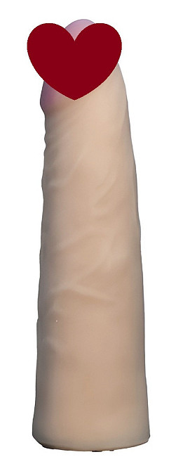 Насадка для страпона телесная EGZO Ciberskin NSTR08 ( 17,5 см х 3,5 см ) Sex Aura Киев - изображение 1