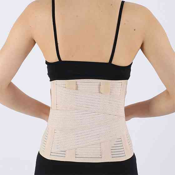 Бандаж попереково-крижовий, 6 ребер жорсткості, висота 26 см, пояс для спини CAS260K-S Розмір XXL Кам'янець-Подільський