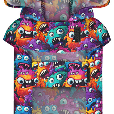 Дождевик для животных WAUDOG Clothes Накидка с капюшоном Зубастые монстры XL (359-4048) Винница - изображение 4