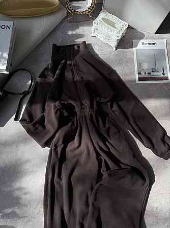 Женский теплый комбинезон из двухстороннего флиса. Шоколад, 42/44 Одесса