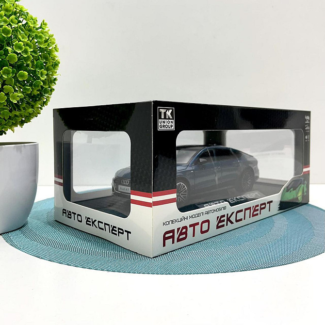 Машинка Audi А7 Авто Експерт металопластик 1:24 звук світло інерція Блакитна (1904-17) Чернігів - фото 8
