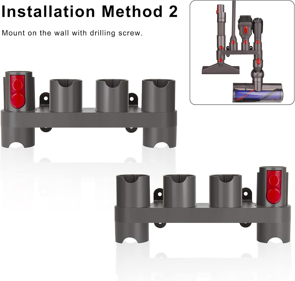 Настінний органайзер тримач для аксесуарів та насадок - Dyson серій V7, V8, V10, V11 Луцк - изображение 3