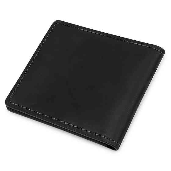 Кожаная матовая обложка для удостоверения GRANDE PELLE 11525 Черный Киев