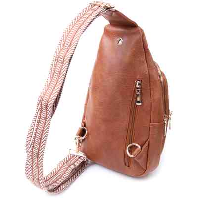 Сумка Vintage Жіноча з однією лямкою через плече з екошкіри Руда (22758) Вінниця