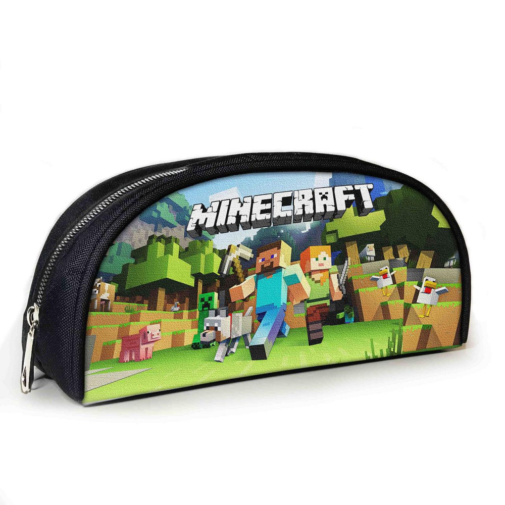 Пенал школьный Minecraft Крипер 23х10х8 см с принтом для мальчика (02830) Киев - изображение 1