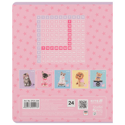 Зошит Kite Studio Pets, 24 аркуші, клітинка (SP25-238) Вінниця - фото 12