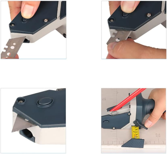 Інструмент для різання та розмітки гіпсокартона з металевою рулеткою Луцк