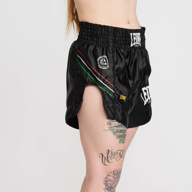 Шорти для тайського боксу Leone Flag Black M Кам'янське - фото 10