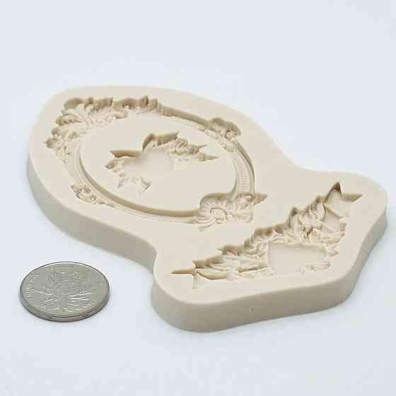 Молд силиконовый Рамки 125 на 75 мм серый Киев