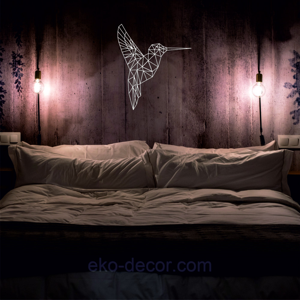 Настенный декор Панно «Колибри» Декор на стену 90*77 см, Белый Киев - изображение 9