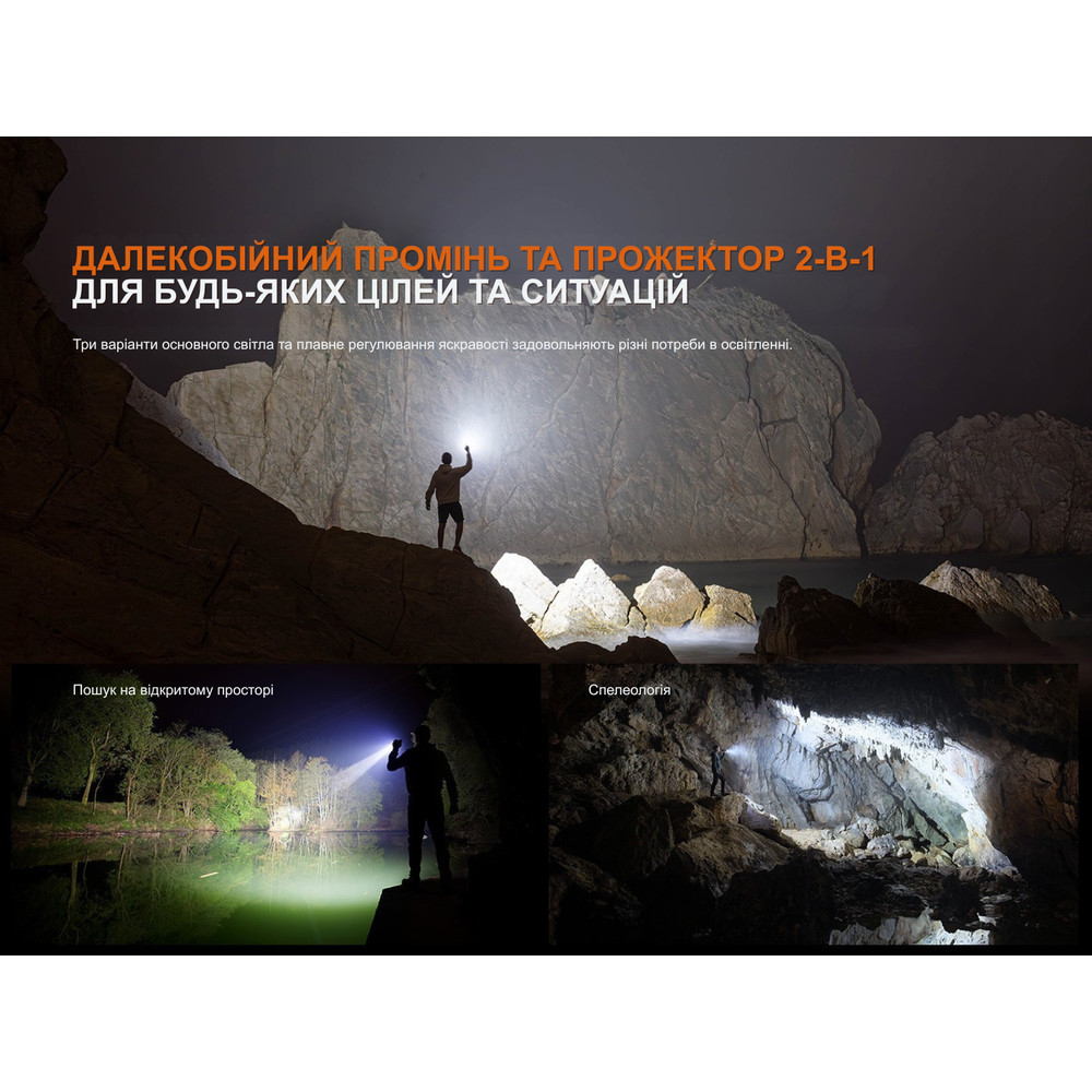 Ліхтар пошуковий ручний Fenix LR35R PRO | Лімітована серія Київ - фото 10