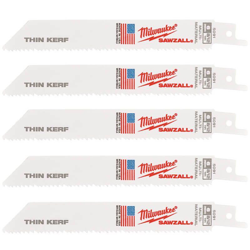 Полотно для шабельних пил THIN KERF MILWAUKEE, 150х3,1/2,1мм, (5шт), (універсальне) Одесса - изображение 1