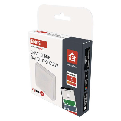 Умный выключатель EMOS H5011 1 button ZigBee 3.0 White (H5011) Винница - изображение 6