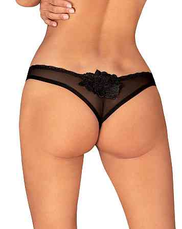 Трусики з доступом Obsessive Latinesa crotchless thong XL/2XL Новинка Sex Aura Київ