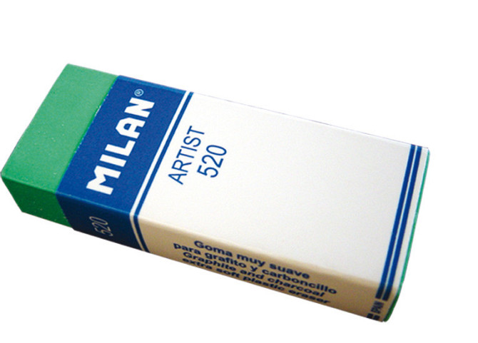 Гумка "Milan" CPM520 прямокутна зелена 6,1*2,3*1,2см, шт Київ - фото 1