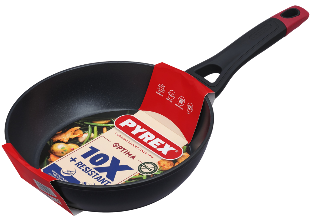 Сковорода Pyrex Optima 24 см, глибока (7120923) Київ - фото 3