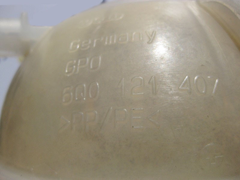 VAG  6Q0121407 Розширювальний бачок охолоджувальної рідини VW Polo 9N Skoda Fabia Roomster Seat Ibiza Одесса - изображение 4