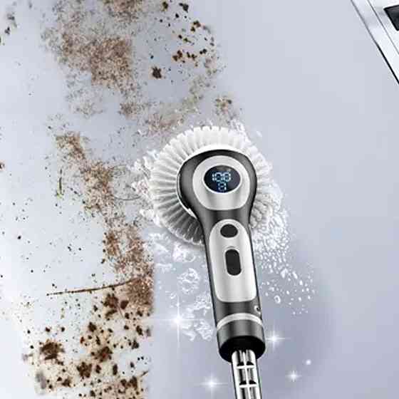 Акумуляторна щітка для збирання + 9 насадок CLEANING BRUSH SBR Київ