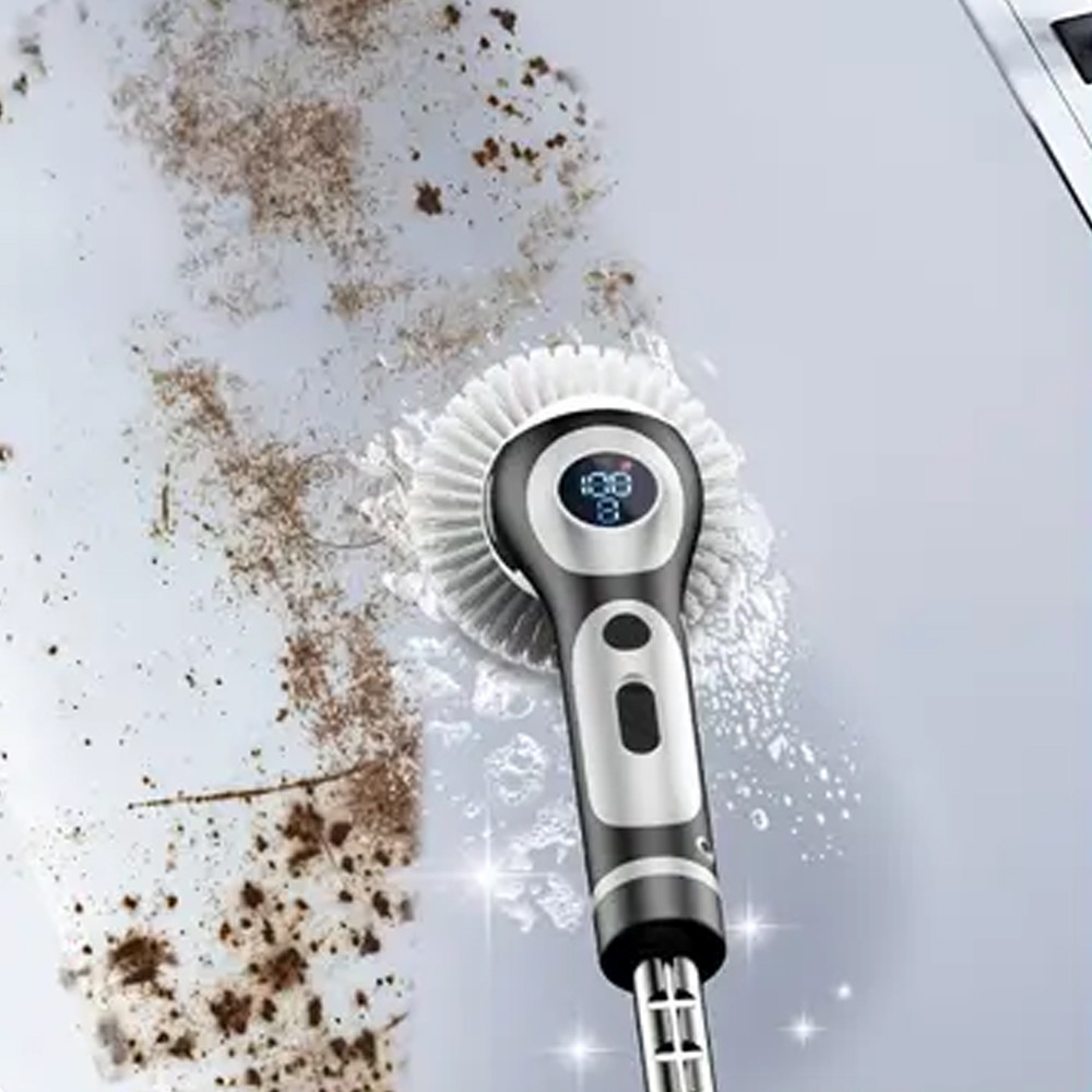 Аккумуляторная щетка для уборки + 9 насадок CLEANING BRUSH SBR Киев - изображение 6