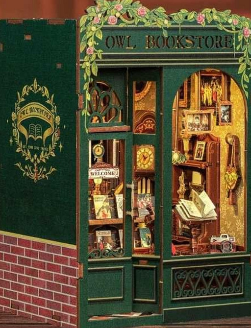 Румбокс книжный магазин совы, интерьерный конструктор своими руками. Харьков - изображение 2